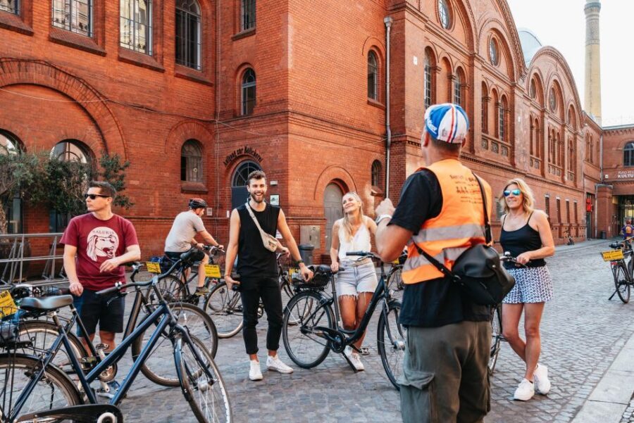 Berlin: Cold War Era History Guided Bike Tour - Checkpoint Charlie and Cold War symbols you can photograph