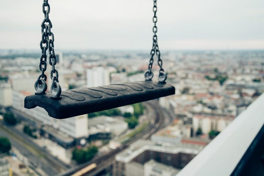 Berlin: Highest Swing in Europe - Where the High Swing Launches: Park Inn and Alexanderplatz