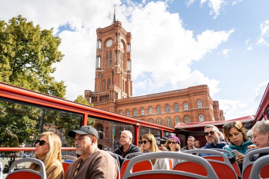 Berlin: Hop-On-Hop-Off Bus with Boat Cruise Option - West-to-center sights: Kurfürstendamm through Potsdamer Platz