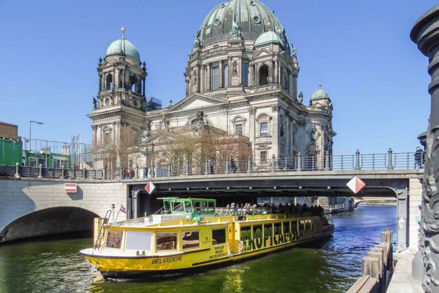 Berlin: Hop-On Hop-Off Sightseeing Bus with Boat Options - Spree River Boat Option April to October: A Slower Berlin Moment