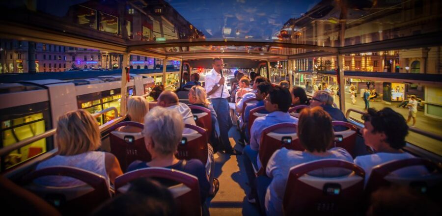 Berlin: Live-Guided Evening Sightseeing Tour by Open-top Bus - East Side Gallery, Oberbaum Bridge, and the Wall story in motion