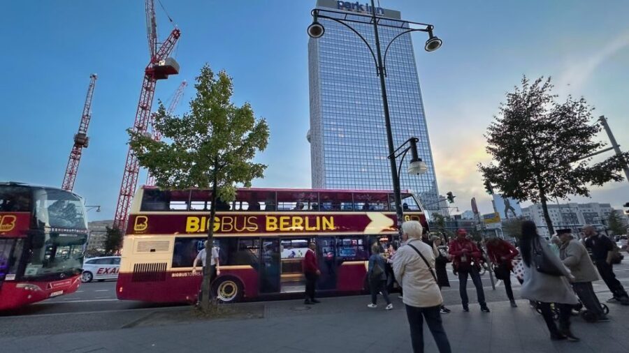 Berlin: Live-Guided Evening Sightseeing Tour by Open-top Bus - Prenzlauer Berg, Kulturbrauerei, and Volksbühne: where the tour turns modern
