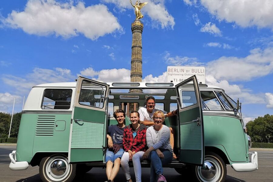 Berlin: Sightseeing Tour in Classic Volkswagen T1 Samba Bus - East Berlin reminders and the Wall area: Memorial moments and Checkpoint Charlie