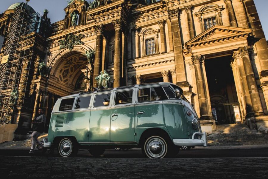Berlin: Sightseeing Tour in Classic Volkswagen T1 Samba Bus - Ending with TV Tower views, Marienkirche, and the Neptune Fountain moment