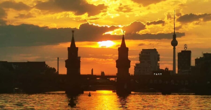 Berlin: Solar Powered Sunset Catamaran Cruise & Audio Guide - The Route in Plain English: From Oberbaumbrücke to the Pregnant Oyster