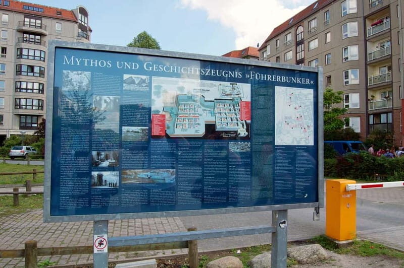 Berlin: Third Reich, Hitler, and WWII Walking Tour - Tiergarten’s Soviet War Memorial and the Brandenburg Gate contrast