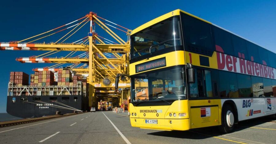 Bremerhaven: Harbor Bus Tour - From the German Maritime Museum to Havenwelten (Harbor Worlds)