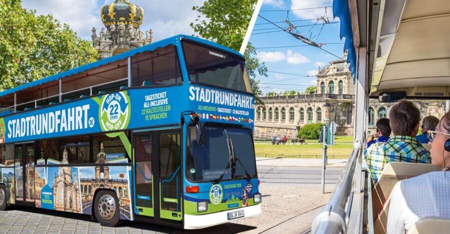 Dresden: 1-Day Hop-On-Hop-Off Bus Tour - How the Dresden hop-on hop-off double-decker really works in one day