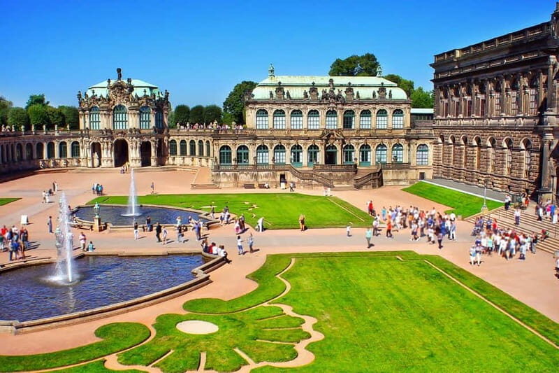 Dresden: City & Semperoper Guided Walking Tour - Procession of Princes and the castle-courtyard story you can actually see