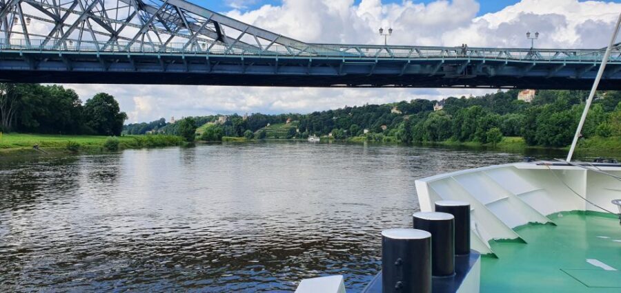 Dresden: River Sightseeing Boat Cruise - Loschwitz Villa Quarter and the Blue Wonder moment