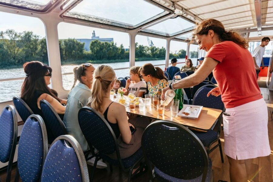 Hamburg: Harbor Cruise with Wine and Cheese - The Route: Speicherstadt, HafenCity, St. Michael’s, and the Elbphilharmonie from the Water