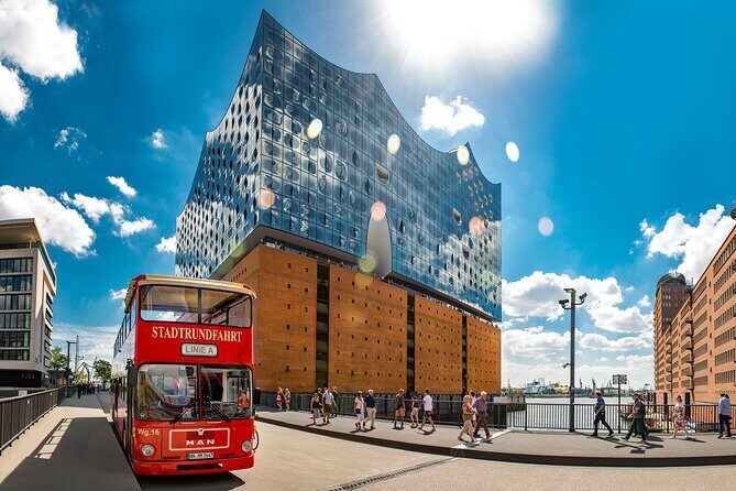 Hamburg Hop-on Hop-off Sightseeing Tour on Red Double Decker Bus - Hamburg by Bus: The value of 90 minutes you can stretch