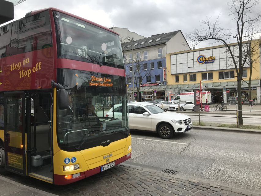 Hamburg: Line C Sightseeing Hop-On Hop-Off Bus Tour - St. Michael’s Church and the city’s older landmarks