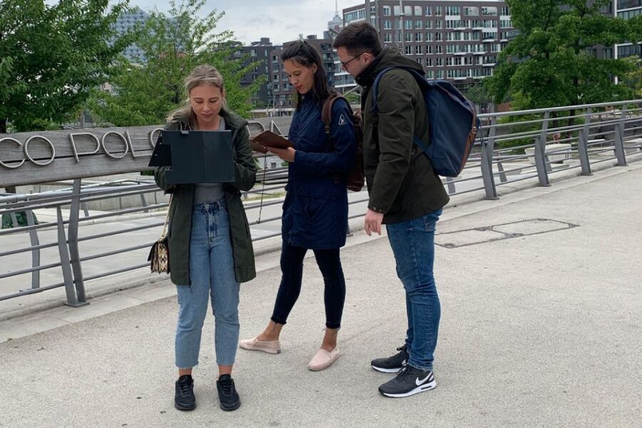 Hamburg: Treasure Hunt Game through HafenCity - Distance and comfort: plan for 4.5 kilometers of moving