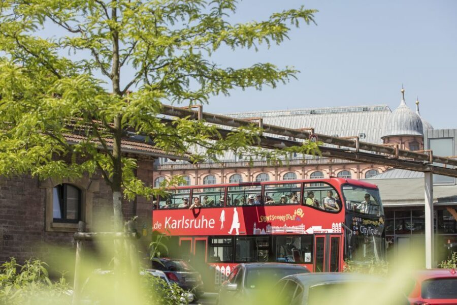 Karlsruhe: 24-Hour Hop-On Hop-Off Sightseeing Bus Ticket - A City Designed Like a Fan, Seen From Above Street Level