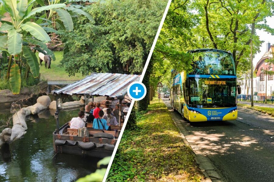 Leipzig: 13-Stop Hop-on/Hop-off Bus Ticket - Wilhelminian blocks to Red Bull Arena: big-city Leipzig, from old to modern