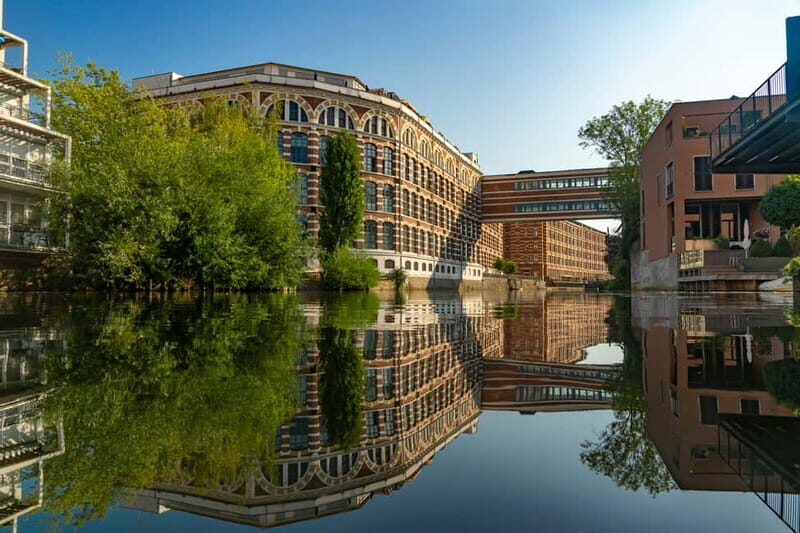Leipzig: City History Canal Sightseeing Tour on a Motorboat - Your route in order: from beach-bar departure to Stelzenhaus return