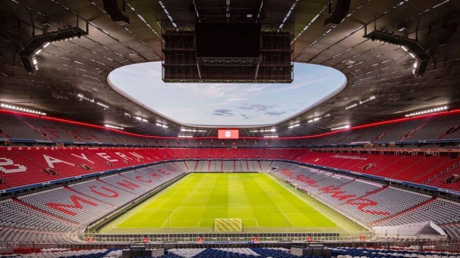Munich: FC Bayern Museum + Arena View - North Stand Arena View: your first look at the Allianz Arena