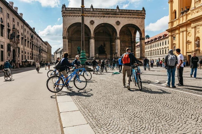 Munich: Guided City Tour by Bike with Beer Garden Stop - Chinese Tower beer garden: lunch on your own, watching included