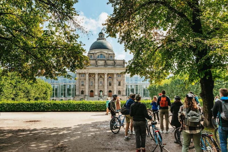 Munich: Guided City Tour by Bike with Beer Garden Stop - Small stops that add depth: Angel of Peace and Isartor