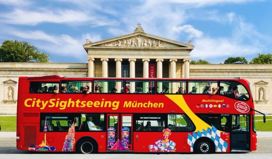 Munich Hop-On Hop-Off Tour: 1-Day or 2-Day Ticket - Old Town highlights: Odeonsplatz, Marienplatz, chimes, and the Holy Munditia